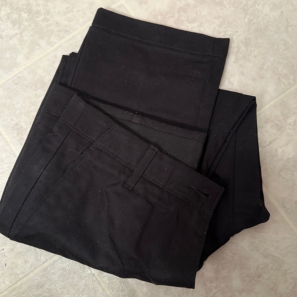 Lands End size 6 black ankle dress pants